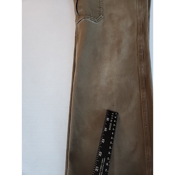 Duluth Trading Cargo‎ Pant Curvesetter Canvas Utility Casual Brown Womens 8x31 - Picture 12 of 16